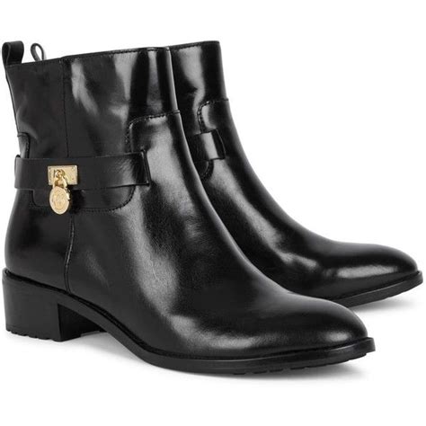 michael kors womens ryan black leather|Women's Black Boots .